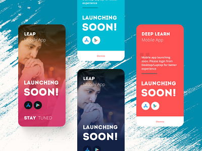 Launching Soon alert app clean coming soon coming soon screen design launching soon mobile application notification subscription typography ui user experience ux