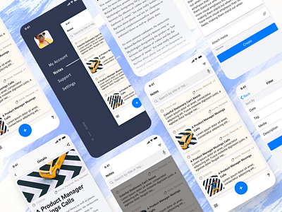 Notes App android app app branding design mobile app design notes notes app product design reminder reminder app reminders sticky note tags todo todo app ui user experience user interface ux