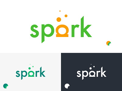 Spark | Logo concept for financial freedom. coin design financial freedom goals