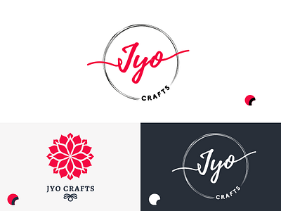 Jyo Crafts | Logo concept for craft store crafts design hand crafted illustration logo typography vector