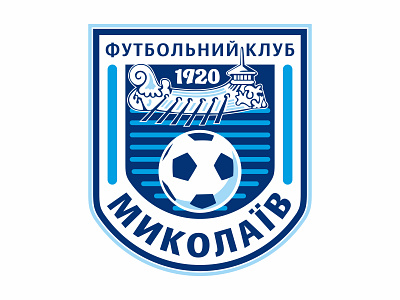 Logo of the Municipal Football Club (Mykolaiv, Ukraine) design logo
