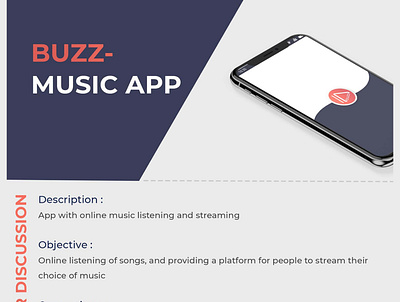 Music App- UX process graphic design ui