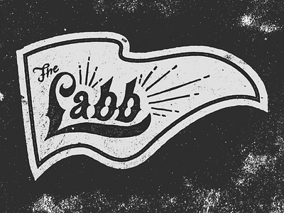 The Labb bar baseball grill illustration sports typography