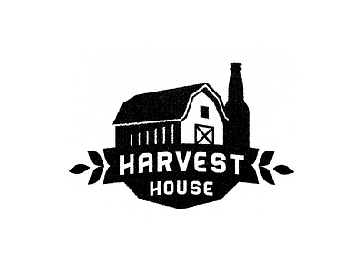 Harvest House Pt. 2 bar barn beer branding logo texas