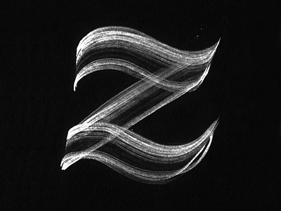 ZZZZZZ 36 days of type brush type handmade type marker type typography z