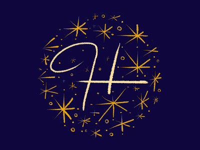 36 Days of Type - H 36 days of type h procreate typography