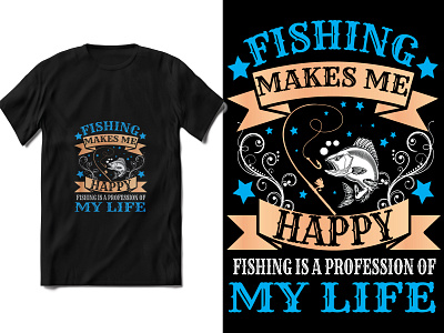 Fishing t-shirt design