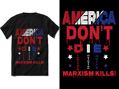 American t-shirt design