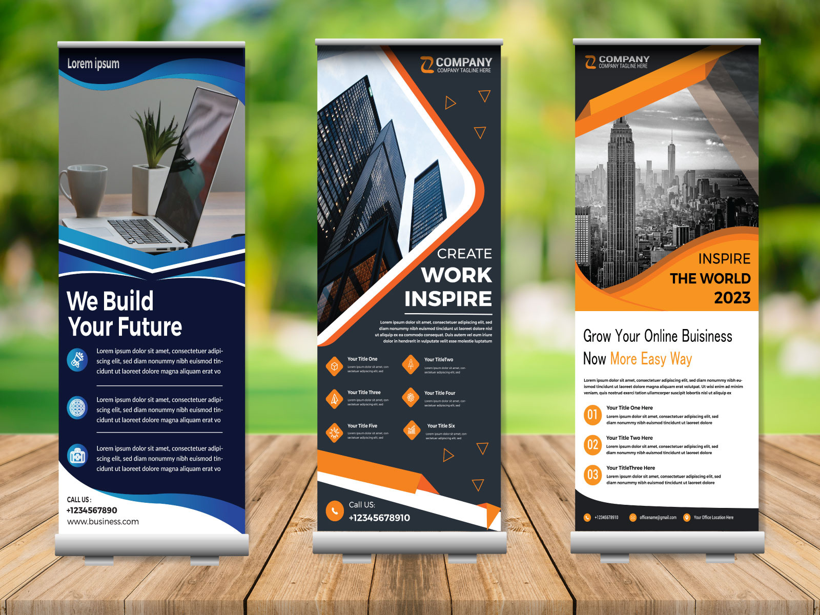 Roll-up Banner Design by Kurshida Begum on Dribbble