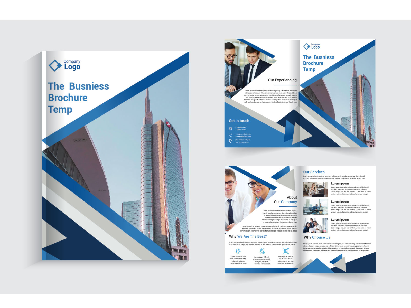 Bi-fold Brochure by Kurshida Begum on Dribbble