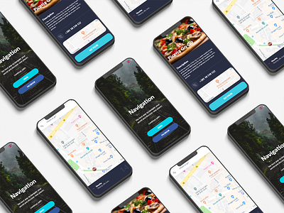 Navigation - Mobile Graphic Design