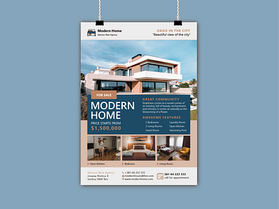 Modern Home - Flyer Design