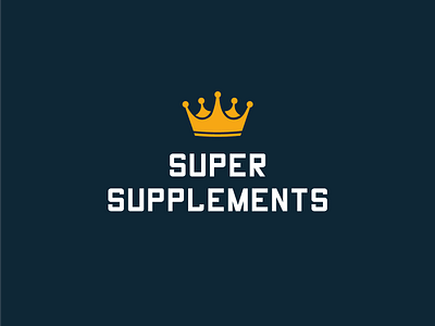 Super Supplements - Logo Design adobe xd branding design figma graphic design illustration logo logo design ui vector