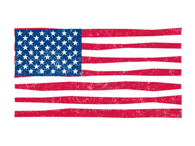 Flag illustration texture