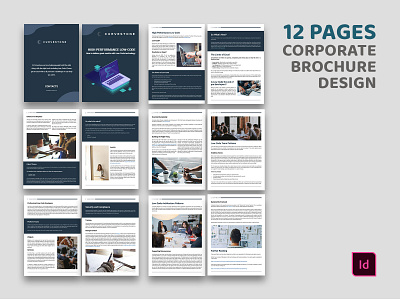 CORPORATE BROCHURE DESIGN branding brochure design business proposal corporate brochure design flyer graphic design illustration logo ui