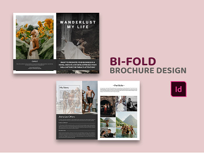 BI-FOLD PHOTOGRAPHY BROCHURE branding brochure design business proposal corporate brochure design flyer graphic design illustration logo ui