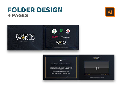 FOLDER DESIGN branding brochure design business proposal corporate brochure design flyer folder design graphic design illustration logo ui