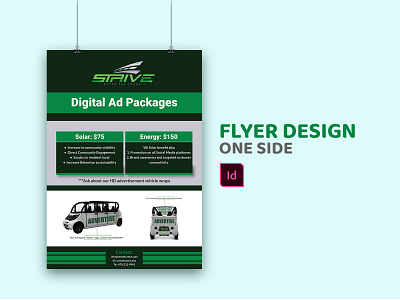 ONE SIDE FLYER DESIGN branding brochure design business proposal corporate brochure design flyer graphic design illustration logo ui