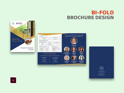 BI-FOLD BROCHURE branding brochure design business proposal corporate brochure design graphic design illustration
