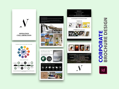 CORPORATE BROCHURE branding brochure design business proposal corporate brochure design graphic design illustration ui