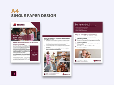 SINGLE PAPER DESIGN branding brochure design business proposal corporate brochure design graphic design illustration ui