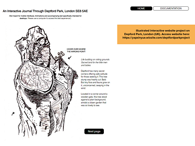 Website Illustration Project 2d art design digital art graphic design illustration interactive website