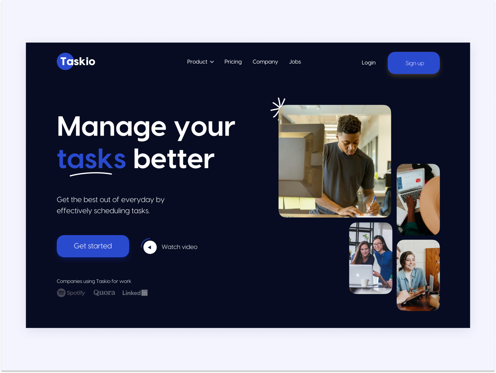 task-management-hero-section-by-ibrahim-nurudeen-on-dribbble