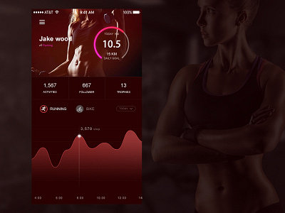 Sport Tracking App app data healthy sport