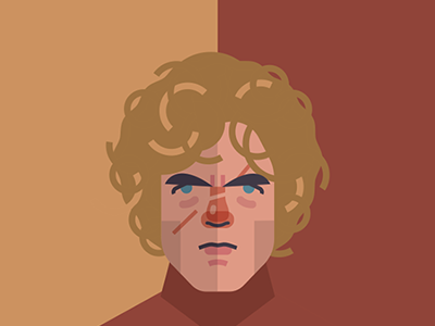 Tyrion Lannister film fire game ice movies poster print thrones tv vector