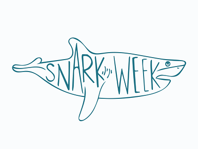 Snark Week 2018 illustration ocean shark week