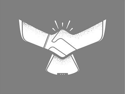 Alternate Eagle Hands eagle hands illustration logo symbol