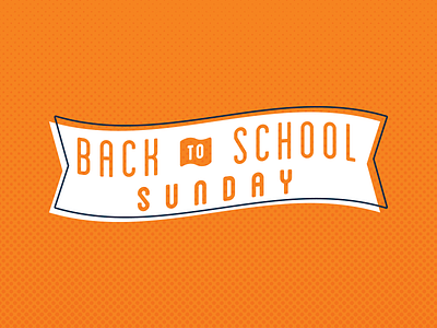 Back to School Logo church logo ministry school sunday