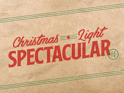 Christmas Light Spectacular christmas church design logo vintage