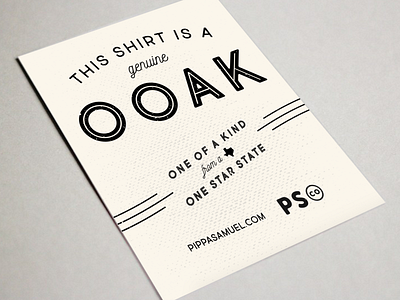 OOAK blockprint design illustration lettering postcard shirt texas typography
