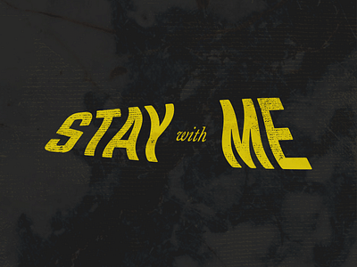 Stay with Me music norwester texture twenty one pilots typography