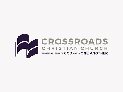 Reworked Crossroads Logo branding church design illustration logo ministry vector