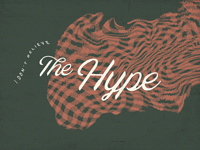 The Hype design illustration lettering music plaid procreate procreate app twenty one pilots typography