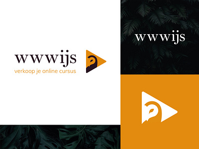 Logo design wwwijs design icon illustration illustrator logo logodesign owl typography vector