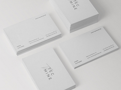 Business card design alignment branding business card clean modern white