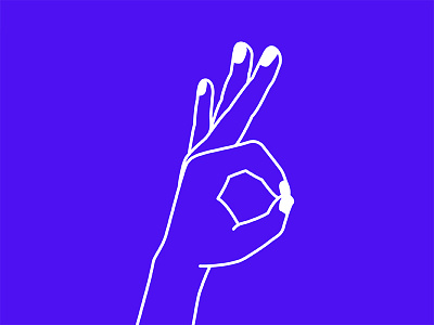 Awesome awesome hand illustration illustrator line drawing purple