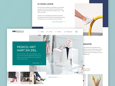 Shoe store - webdesign