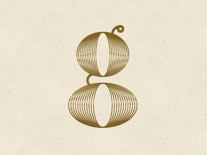 'G' letter typography typehue