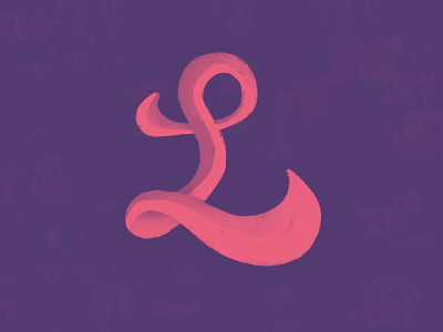 'L' letter typehue typography