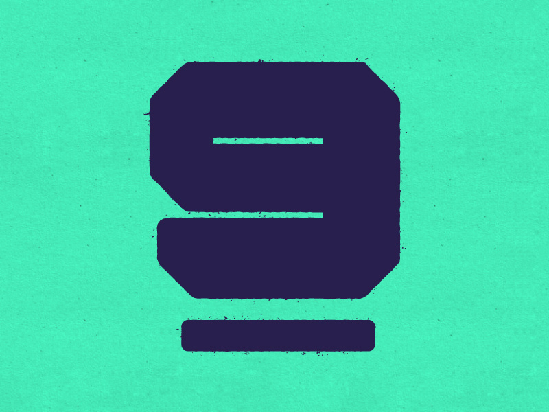9 typography typehue number letter