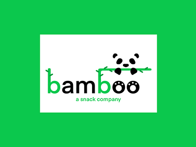 Bamboo - Panda logo, #dailylogochallenge day 3