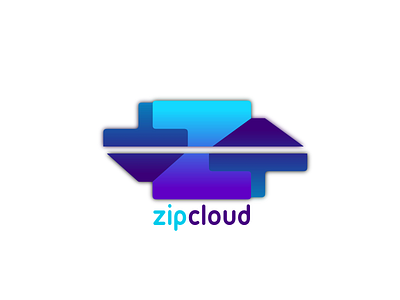 Cloud computing logo - Zip Cloud #dailylogochallenge day 14 branding cloud computing dailylogochallenge design graphic design illustration logo vector