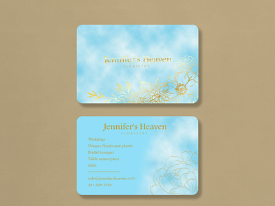Floristry business card branding business card design graphic design
