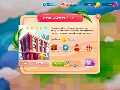 City Builder Game city builder game pop up ui ux