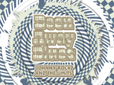 Been Away Blues custom custom lettering inlaid lettering type vector