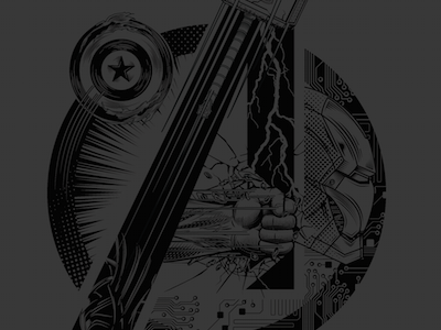 Avengers Tee Design avengers comic comic book shirt t shirt tee vector